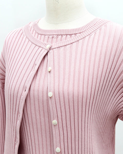 画像をギャラリービューアに読み込む, リブアンサンブルニット【855】
