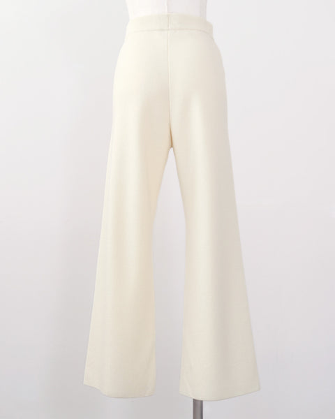 画像をギャラリービューアに読み込む, ウールフレアニットパンツ(セットアップ可能)【848】
