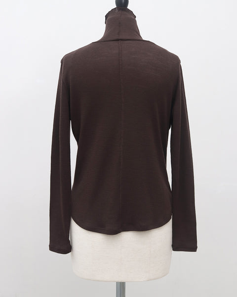 画像をギャラリービューアに読み込む, ウールハイネックカットソー【831】
