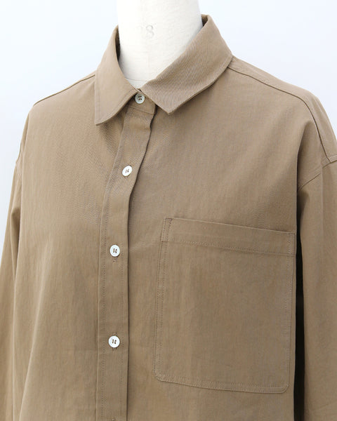 画像をギャラリービューアに読み込む, オーバーコットンシャツ【815】
