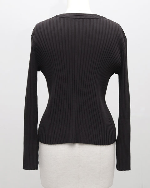 画像をギャラリービューアに読み込む, リブアンサンブルニット【855】
