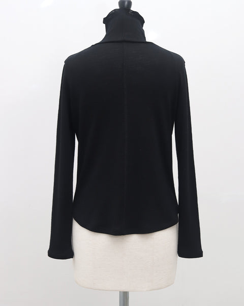 画像をギャラリービューアに読み込む, ウールハイネックカットソー【831】
