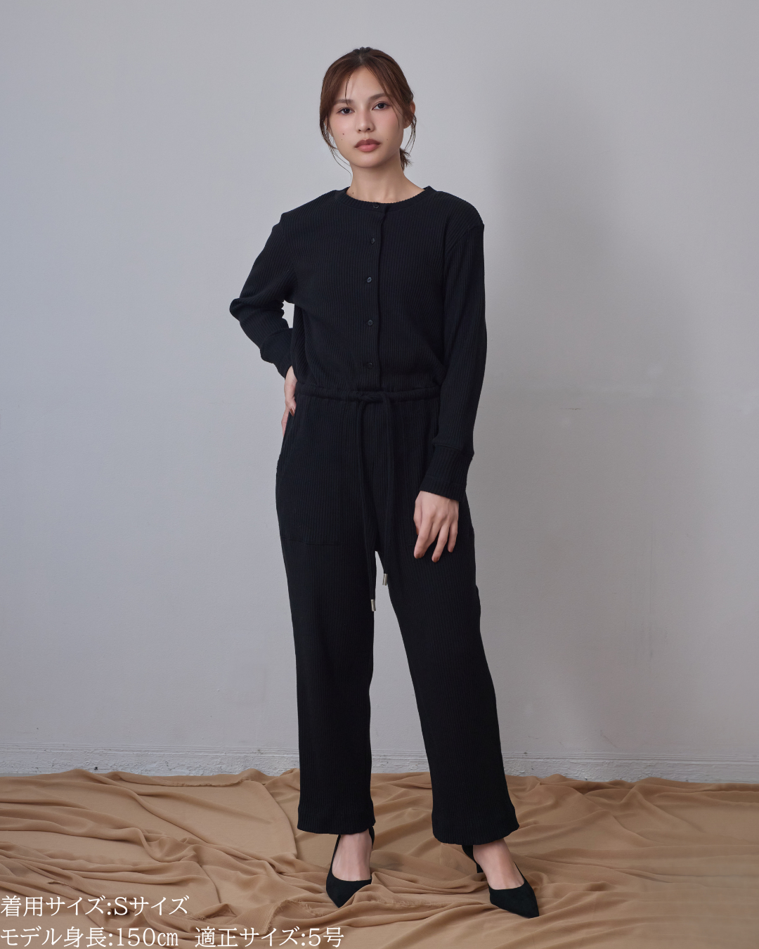 【THE SHISHIKUI】 Jumpsuit / black【新品・未使用】 2026年最新】シシクイ ジャンプスーツの人気アイテム - メルカリ