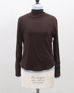 ウールハイネックカットソー【831】