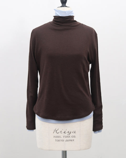 画像をギャラリービューアに読み込む, ウールハイネックカットソー【831】
