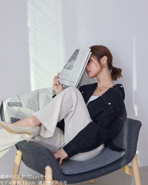 画像をギャラリービューアに読み込む, 低身長パンツ/低身長用ボトム/ボトム/2WAYパンツ/小柄用/XSサイズ/SSサイズ/147㎝/低身長ブランド/低身長ニットパンツ/ニットパンツ/お直し不要/脚長効果
