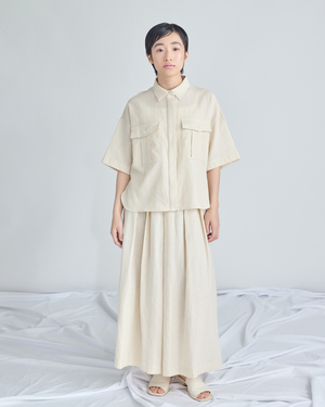 小柄ブランド/低身長ブランド/低身長/小柄/小柄リネンシャツ/リネンシャツ/リネンパンツ/低身長リネンパンツ/低身長セットアップ/セットアップ/小柄パンツ/低身長ボトムス
