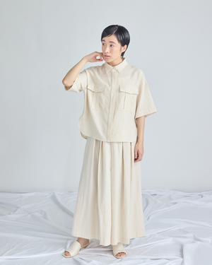 小柄ブランド/低身長ブランド/低身長/小柄/小柄リネンシャツ/リネンシャツ/リネンパンツ/低身長リネンパンツ/低身長セットアップ/セットアップ/小柄パンツ/低身長ボトムス