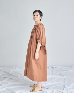 小柄ワンピース/低身長ワンピース/コットンワンピース/低身長シャツワンピース/4wayワンピース