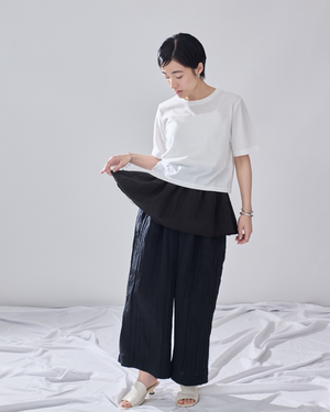 低身長用Tシャツ/小柄用/低身長/Tシャツ/低身長ブランド/小柄ブランド/小柄TOPS/ビスチェセットトップス/マルチway/ チュールビスチェ