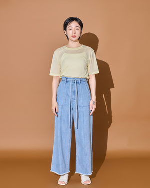 低身長用パンツ/小柄用/低身長/小柄セットセットアップ/デニム/低身長ブランド/小柄ブランド/デニムパンツ/小柄デニム/小柄パンツ/デザインパンツ/韓国/デニムセットアップ/フリンジデニム/フリンジ