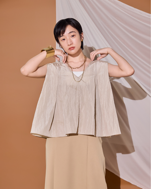 低身長用シャツ/小柄用/低身長/ブラウス/低身長ブランド/小柄ブランド/フリルシャツ/フリルブラウス/パフスリーブブラウス/小柄シャツ