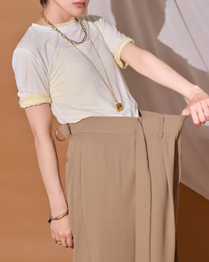 147_ichi_yon_nana】ウエスト調整パンツ|ウエスト自由自在・着心地 147_ichi_yon_nana】ウエスト調整パンツ|ウエスト自由自在・着心地