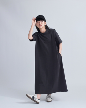 小柄ワンピース/低身長ワンピース/カットソーワンピース/ワンピース/低身長ブランド