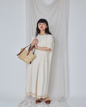 小柄ワンピース/低身長ワンピース/カットソーワンピース/ワンピース/低身長ブランド