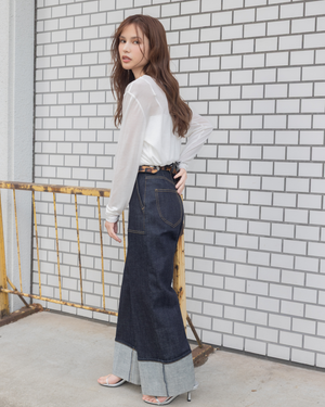 147_ichi_yon_nana】ロールアップデニム|低身長さん必見・小柄女性向け 147_ichi_yon_nana】ロールアップデニム|低身長さん必見・小柄女性向け