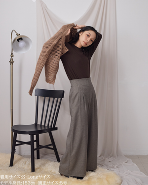 低身長パンツ/小柄パンツ/低身長用ボトム/低身長用/韓国系/韓国風/低身長コーディネート/小柄コーデ/パンツコーデ/ハイウエストパンツ/美脚パンツ/147㎝