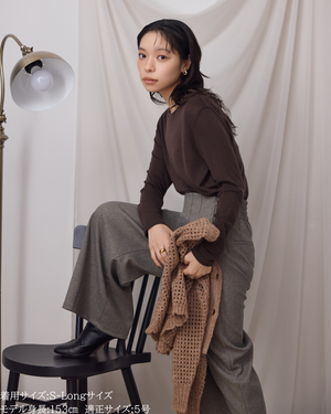 低身長パンツ/小柄パンツ/低身長用ボトム/低身長用/韓国系/韓国風/低身長コーディネート/小柄コーデ/パンツコーデ/ハイウエストパンツ/美脚パンツ/147㎝