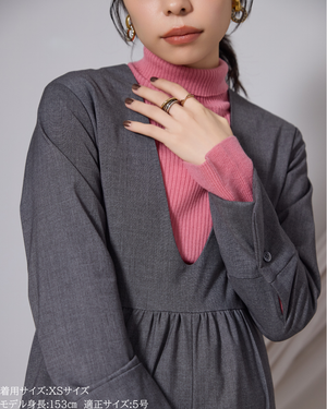 低身長パンツ/低身長用ボトム/ボトム/オーバーオール/小柄用/XSサイズ/SSサイズ/147㎝/低身長ブランド/低身長ハイウエストパンツ/オールインワン/小柄オールインワン