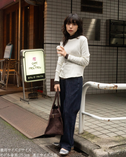 画像をギャラリービューアに読み込む, 低身長向けトップス/低身長用/小柄ワトップス/小柄用/147㎝/SSサイス/XSサイズ/インナー/タートルニット/低身長/ウール/ウールインナー
