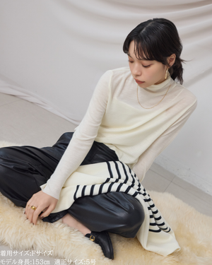 低身長向けトップス/低身長用/小柄ワトップス/小柄用/147㎝/SSサイス/XSサイズ/インナー/タートルニット/低身長/ウール/ウールインナー