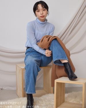 低身長向けトップス/低身長用/小柄ワトップス/小柄用/147㎝/SSサイス/XSサイズ/インナー/タートルニット/低身長/ウール/ウールインナー