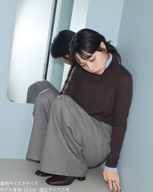 低身長向けトップス/低身長用/小柄ワトップス/小柄用/147㎝/SSサイス/XSサイズ/インナー/タートルニット/低身長/ウール/ウールインナー