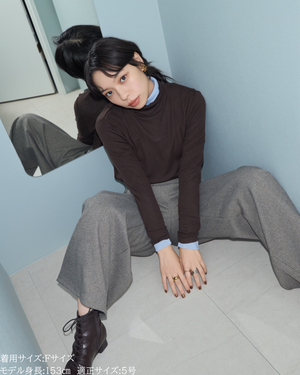 低身長向けトップス/低身長用/小柄ワトップス/小柄用/147㎝/SSサイス/XSサイズ/インナー/タートルニット/低身長/ウール/ウールインナー