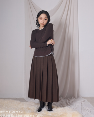 低身長向けトップス/低身長用/小柄ワトップス/小柄用/147㎝/SSサイス/XSサイズ/インナー/クルーニット/低身長/ウール/ウールインナー/レイヤード/重ね着