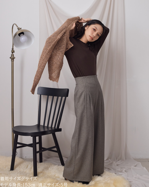 クロシェットニットカーディガン【556】