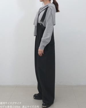 低身長向けトップス/低身長用/小柄ワトップス/小柄用/147㎝/SSサイス/XSサイズ/インナー/クルーニット/低身長/ウール/ウールインナー/カーデ風ストール付き/デザインニット