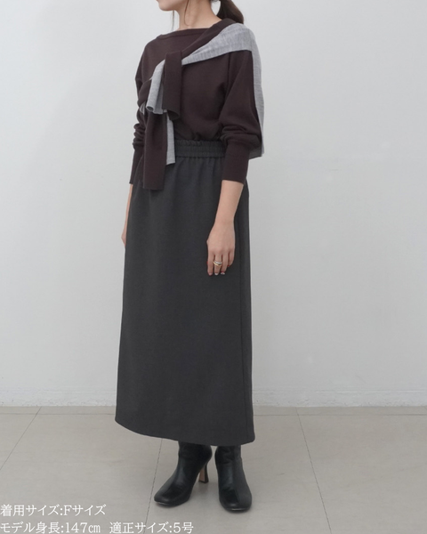 画像をギャラリービューアに読み込む, 低身長向けトップス/低身長用/小柄ワトップス/小柄用/147㎝/SSサイス/XSサイズ/インナー/クルーニット/低身長/ウール/ウールインナー/カーデ風ストール付き/デザインニット/ボートネックニット/ボートネック/ウール100%
