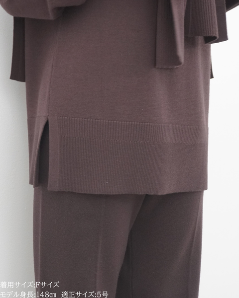 画像をギャラリービューアに読み込む, 低身長向けトップス/低身長用/小柄ワトップス/小柄用/147㎝/SSサイス/XSサイズ/インナー/クルーニット/低身長/ウール/ウールインナー/カーデ風ストール付き/デザインニット/ボートネックニット/ボートネック/ウール100%
