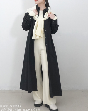 低身長向けトップス/低身長用/小柄ワトップス/小柄用/147㎝/SSサイス/XSサイズ/インナー/クルーニット/低身長/ウール/ウールインナー/カーデ風ストール付き/デザインニット/ボートネックニット/ボートネック/ウール100%