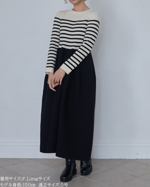 ドッキングニットワンピース【715】