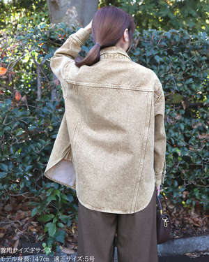 小柄ブランド/低身長ブランド/低身長/小柄/小柄シャツ/デニムシャツ/リボンシャツ