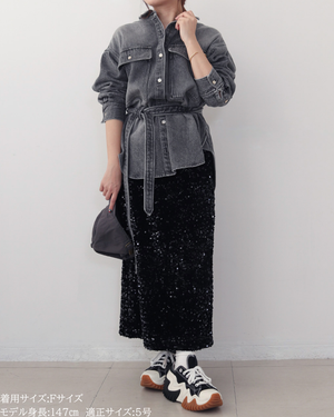 小柄ブランド/低身長ブランド/低身長/小柄/小柄シャツ/デニムシャツ/リボンシャツ