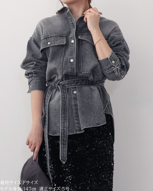 小柄ブランド/低身長ブランド/低身長/小柄/小柄シャツ/デニムシャツ/リボンシャツ