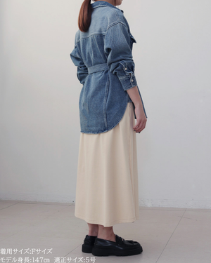 小柄ブランド/低身長ブランド/低身長/小柄/小柄シャツ/デニムシャツ/リボンシャツ