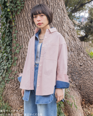 小柄ブランド/低身長ブランド/低身長/小柄/小柄シャツ/シャツ/オーバーシャツ