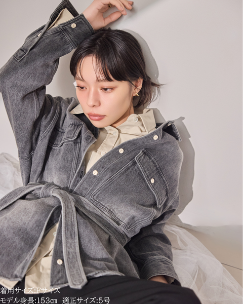 画像をギャラリービューアに読み込む, 小柄ブランド/低身長ブランド/低身長/小柄/小柄シャツ/シャツ/オーバーシャツ
