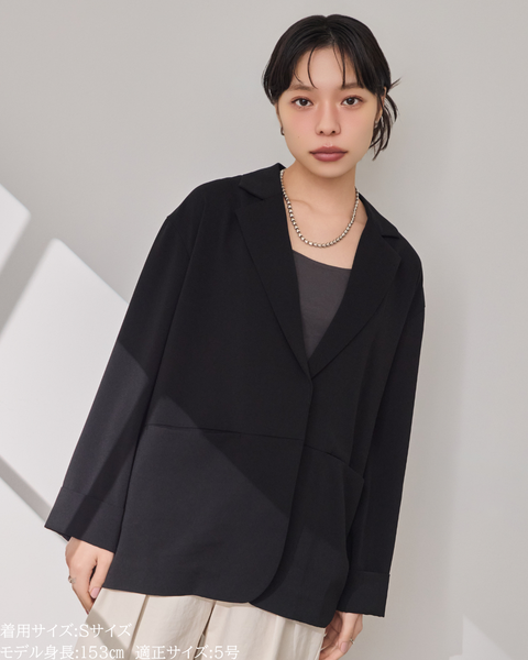 画像をギャラリービューアに読み込む, 低身長向けアウター/低身長向けオケージョン/小柄アウター/オケージョン/小柄ジャケット/低身長/2026SS/小柄セレモニー/セレモニー/小柄セットアップ/セットアップ/低身長ブランド/小柄ブランド/ジャケット/スーツ/小柄スーツ/小柄セットアップ/カジュアルジャケット
