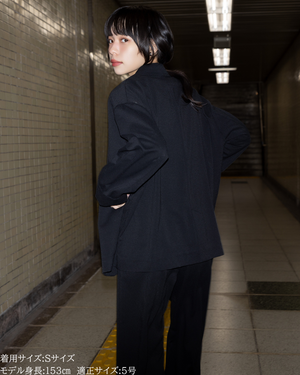 147_ichi_yon_nana】ジョーゼットジャケット(セットアップ可能 147_ichi_yon_nana】ジョーゼットジャケット(セットアップ可能