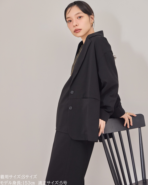 画像をギャラリービューアに読み込む, 低身長向けアウター/低身長向けオケージョン/小柄アウター/オケージョン/小柄ジャケット/低身長/2026SS/小柄セレモニー/セレモニー/小柄セットアップ/セットアップ/低身長ブランド/小柄ブランド/ジャケット/スーツ/小柄スーツ/小柄セットアップ/カジュアルジャケット
