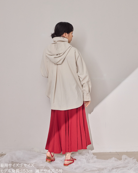 画像をギャラリービューアに読み込む, 小柄/低身長/147cm/フレアスカート/マーメイドスカート/撥水スカート/梅雨コーデ/雨の日コーデ/夏スカート/脚長効果/細見え/ウエストゴム/ポケット付き/軽やか素材/低身長コーデ
