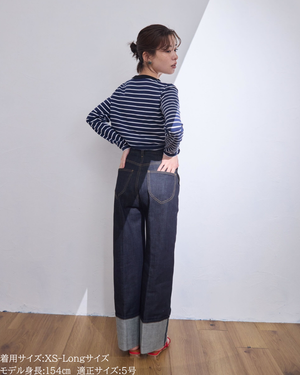 低身長パンツ/低身長用ボトム/ボトム/デニムパンツ/小柄用/XSサイズ/SSサイズ/147㎝/低身長ブランド/低身長デニムパンツ/韓国風/小柄韓国/デニム/ロールアップデニム/低身長/小柄/小柄デニム