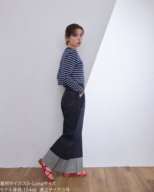 低身長パンツ/低身長用ボトム/ボトム/デニムパンツ/小柄用/XSサイズ/SSサイズ/147㎝/低身長ブランド/低身長デニムパンツ/韓国風/小柄韓国/デニム/ロールアップデニム/低身長/小柄/小柄デニム