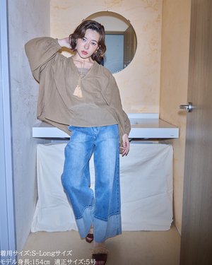 低身長パンツ/低身長用ボトム/ボトム/デニムパンツ/小柄用/XSサイズ/SSサイズ/147㎝/低身長ブランド/低身長デニムパンツ/韓国風/小柄韓国/デニム/ロールアップデニム/低身長/小柄/小柄デニム