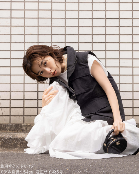 画像をギャラリービューアに読み込む, 小柄ブランド / 低身長ブランド / 低身長 / 小柄 / リネンサファリベスト / サファリベスト / リネンベスト / 低身長ベスト / 低身長セットアップ / セットアップ / 小柄ベスト / 低身長羽織り
