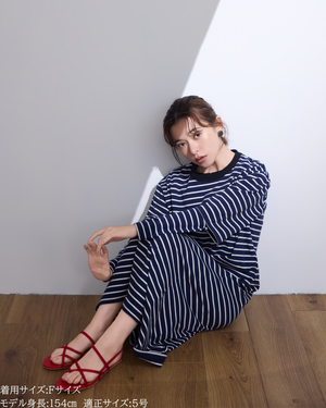 小柄ブランド / 低身長ブランド / 低身長 / 小柄 / 小柄ワンピース / 低身長ワンピース / 4wayワンピース / ワンピースセット / カーディガンセット / セットアップ / 小柄コーデ / 低身長コーデ/ボーダーカーデ/カーディガン